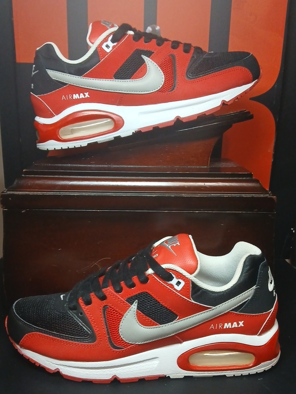 Nike Air Max Command Mesh "University Red Black "(2018) Mens-8.5 ,100%AUTHENTIC!